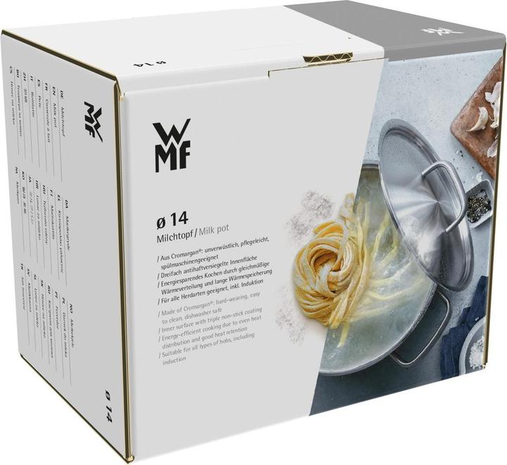 Actual product image WMF Provence Plus milk pot 14cm (725146380), stainless steel (Milk pan, Stainless steel, 14 x 12.51 cm)