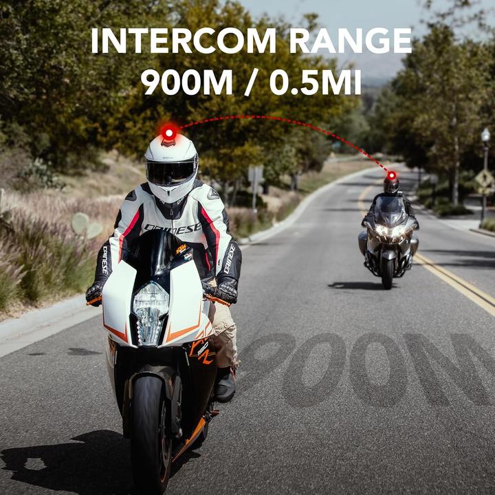 Actual product image Sena OUTRUSH R - Smart Motorrad-Klapphelm (ECE22.06) - weiss glanz (XL) (XL, 61 - 62 cm)