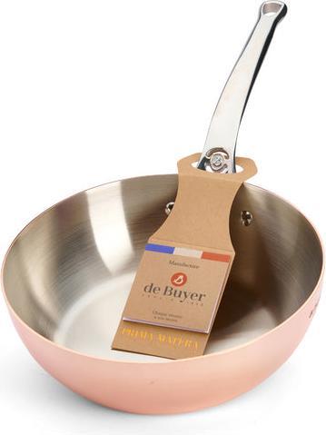 Image du produit de Buyer prima matera (24.50 cm, Poêle à frire, Cuivre, Acier inoxydable)