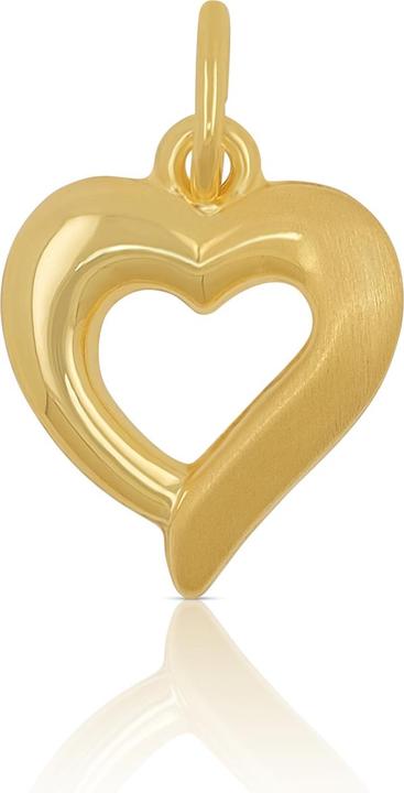 Produktbild Muau Pendant heart yellow gold 750, 16x11mm (750/18K Gelbgold)
