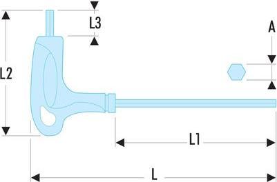 Actual product image Facom Allen key