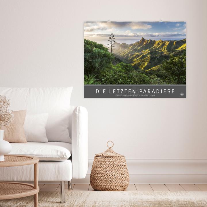 Produktbild Die letzten Paradiese - Edition Alexander von Humboldt Kalender 2026 (78 x 58 cm, Harter Einband, Deutsch)