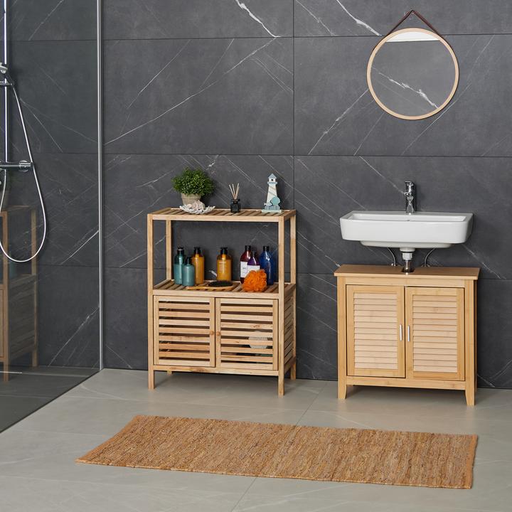 Actual product image Relaxdays Badregal (67.5 x 35.5 x 86 cm)