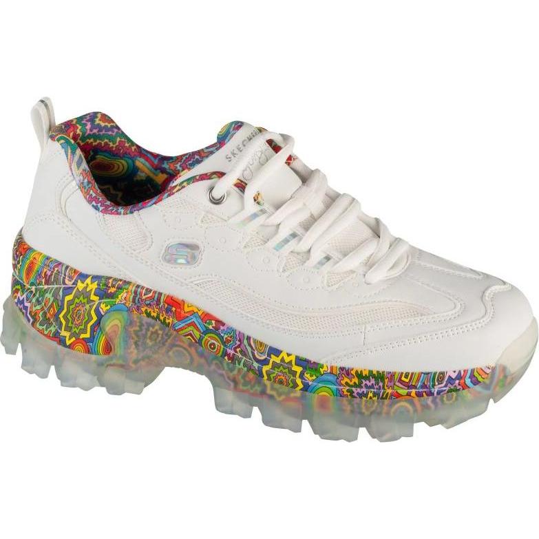 Skechers, Donne, Sneaker, Jen Stark: Hi-Ryze - Deco Drip Bianco, Bianco, (38.5)