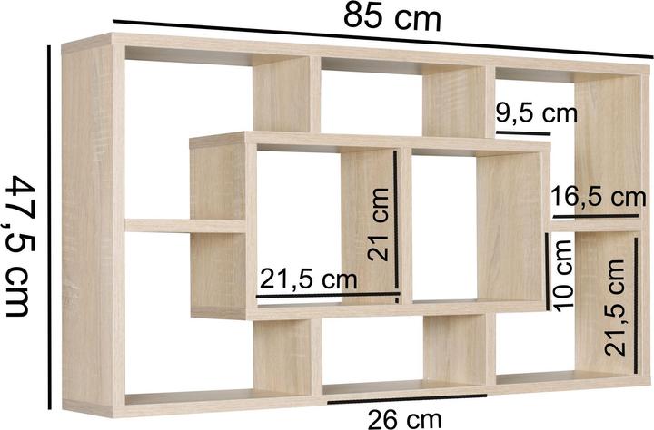 Produktbild Wohnling Alex (85 x 16 x 47.50 cm)