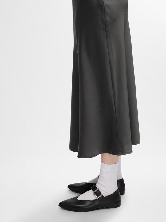 Actual product image Selected Satin Midi Skirt (34)