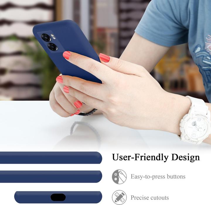 Actual product image Cadorabo TPU Liquid Silicone Case Cover for Oppo A57 5G / A77 5G / Realme V23 (Oppo A57 5G, Oppo A77 5G, Realme V23 5G)