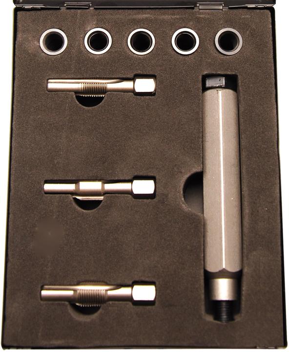 Actual product image BGS Repair Kit for Glow Plug Threads M9 x 1.0 mm
