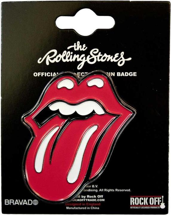 Actual product image The Rolling Stones Classic Tongue Badge