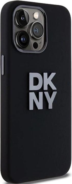Actual product image DKNY DKHCP15XSMCBSK iPhone 15 Pro Max 6.7" czarny/black hardcase Liquid Silicone Metal Logo (Apple iPhone 15 Pro Max)