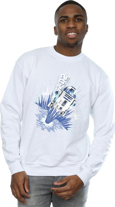 Actual product image Star Wars Mens R2-D2 Blast Off Sweatshirt (XXL)