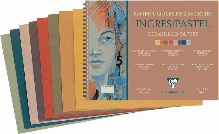 Actual product image Clairefontaine Dry techniques (130 g/m², 100x)