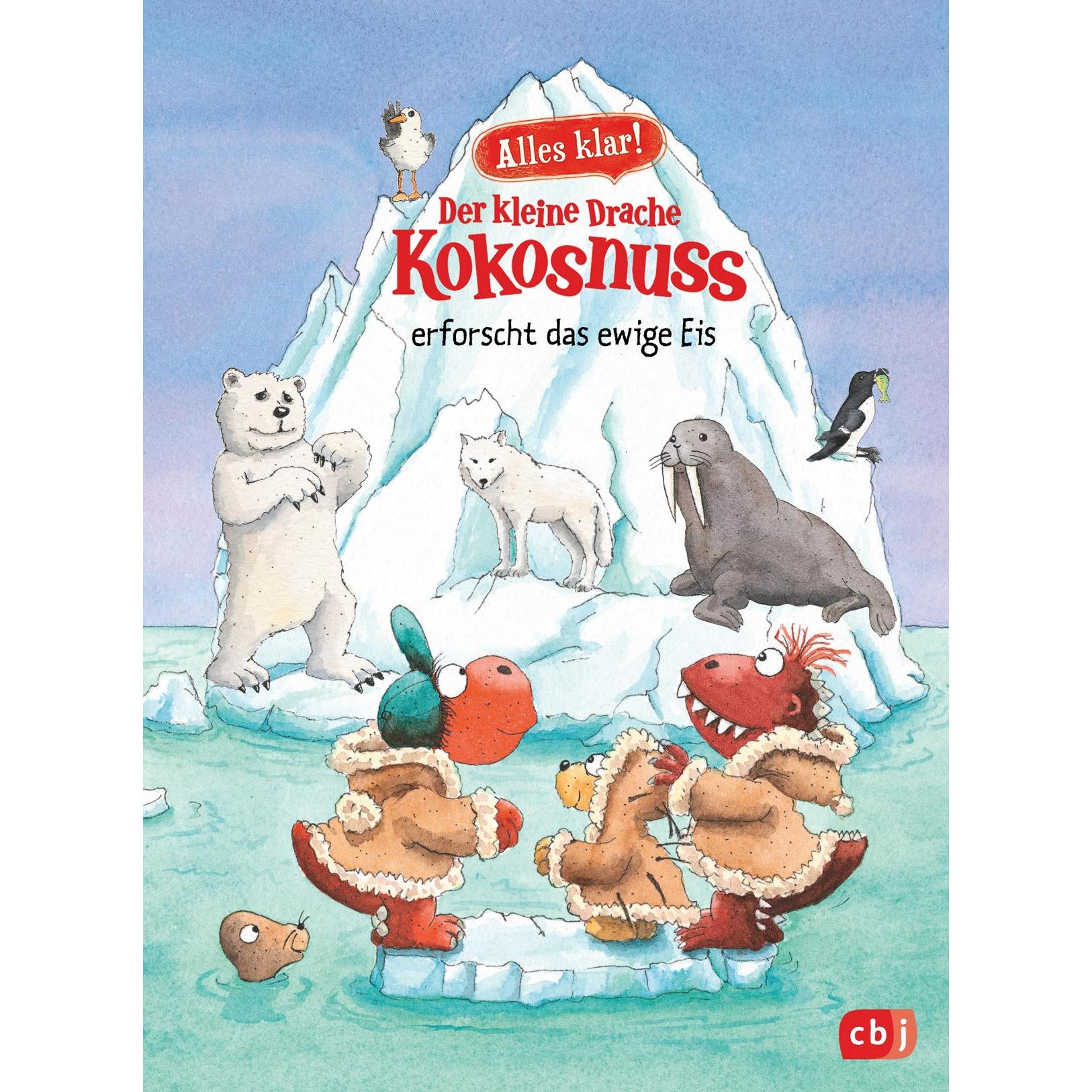 Thumbnail - Alles klar! Der kleine Drache Kokosnuss erforscht das ewige, Kinderbücher von Ingo Siegner