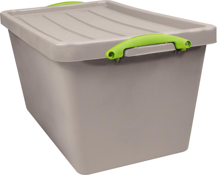 Actual product image Really Useful Box Storage box 56RDG 56l nestable grey (60 cm, 56 l, 1x)