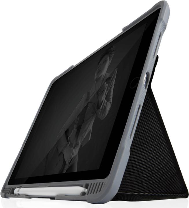 Produktbild STM Dux Plus DUO Case für Apple iPad 10,2" (2019) - schwarz/transparent (iPad 2019 (7. Gen))