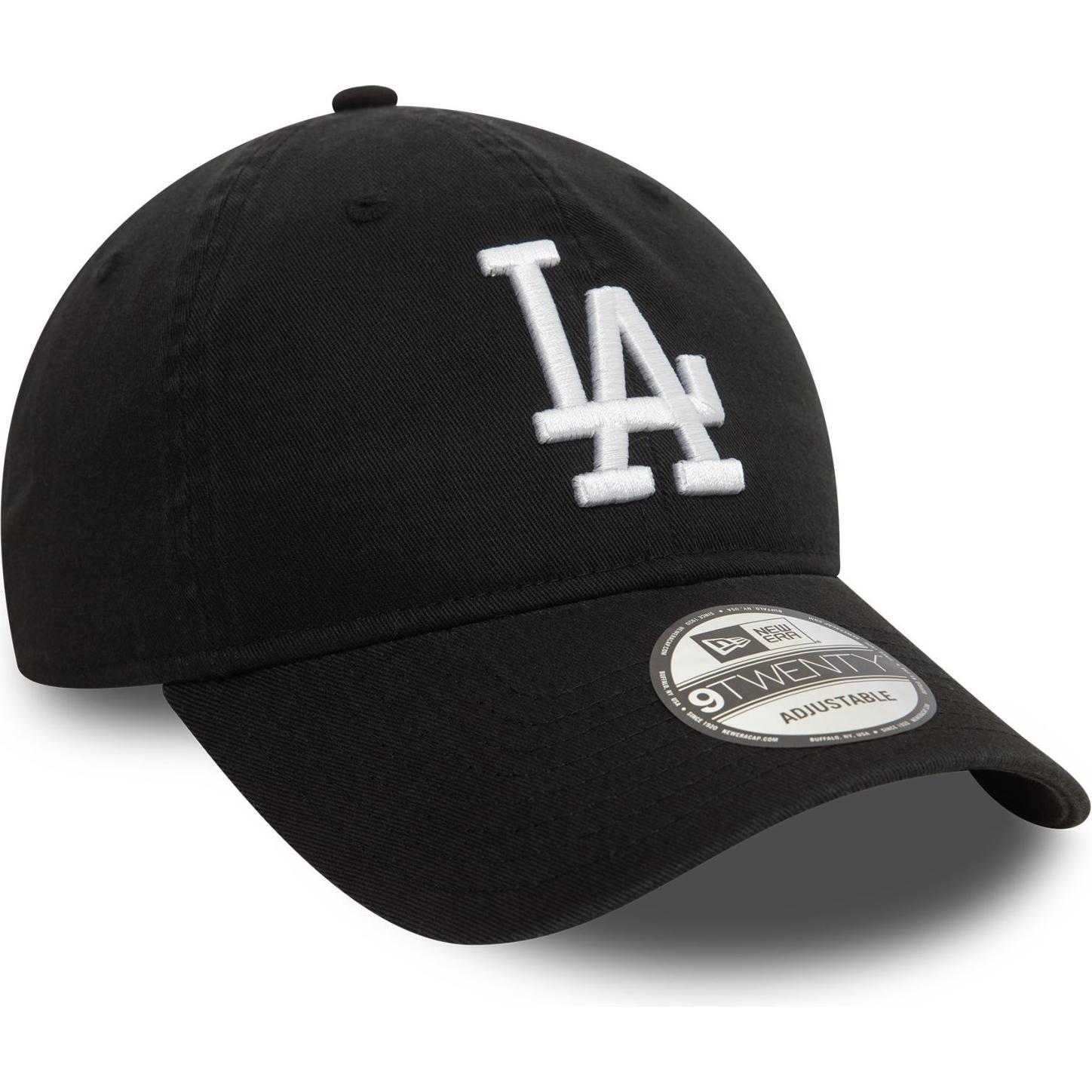 New Era, Herren, Cap, 9Twenty Cap - Washed Los Angeles Dodgers Schwarz, Schwarz