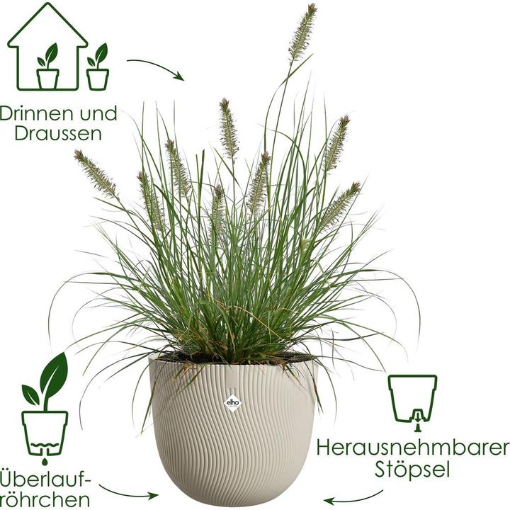 Produktbild Elho Pflanzengefäss Sereh rund ø 40 cm (39 x 33 cm)