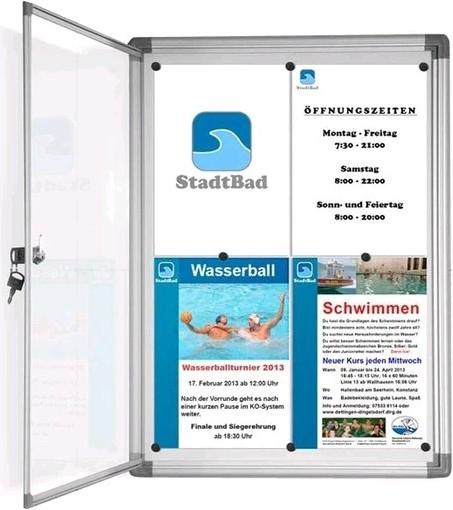 Master of Boards PremiumMaster of Boards display case, acrylic glass door, For 4 x A4