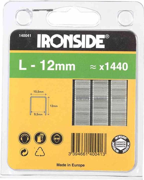 Ironside Heftklammer 12 mm,L (1440x)