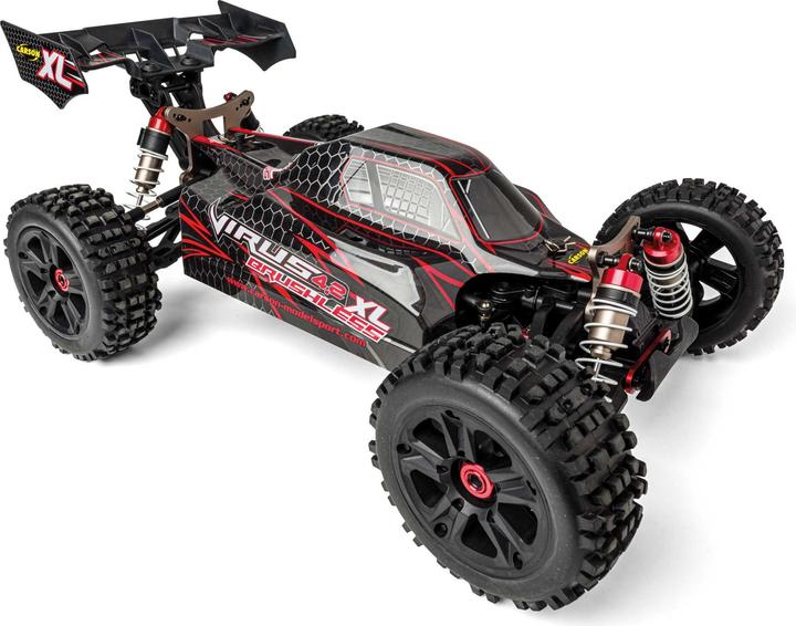 Immagine prodotto Carson 1:8 Virus 4.2 XL 100% RTR schwarz/rot (RTR pronto all'uso)