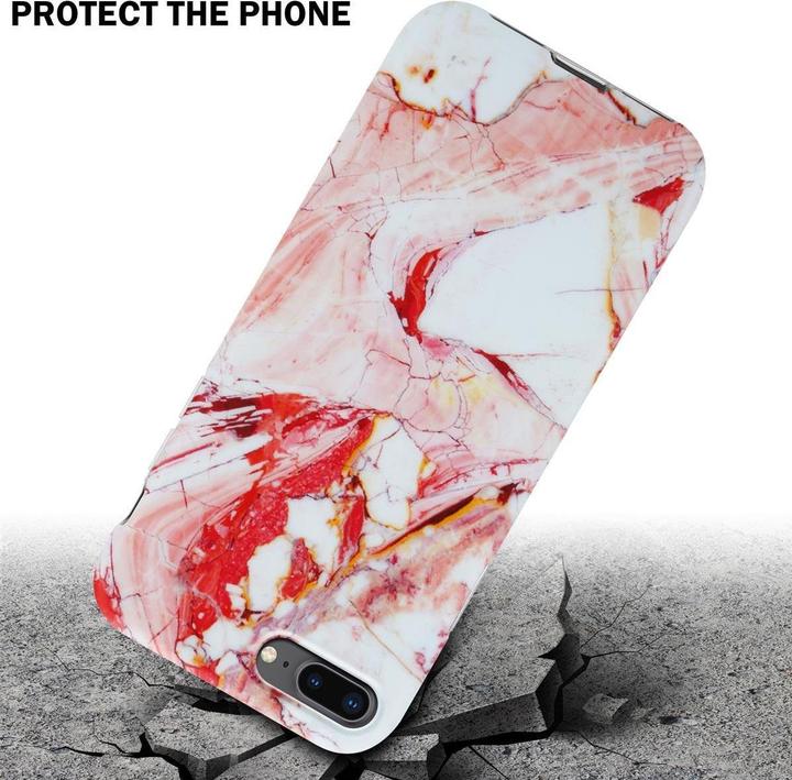 Actual product image Cadorabo IMD TPU Colorful Marble Cover (Apple iPhone 7 Plus, Apple iPhone 7s Plus)