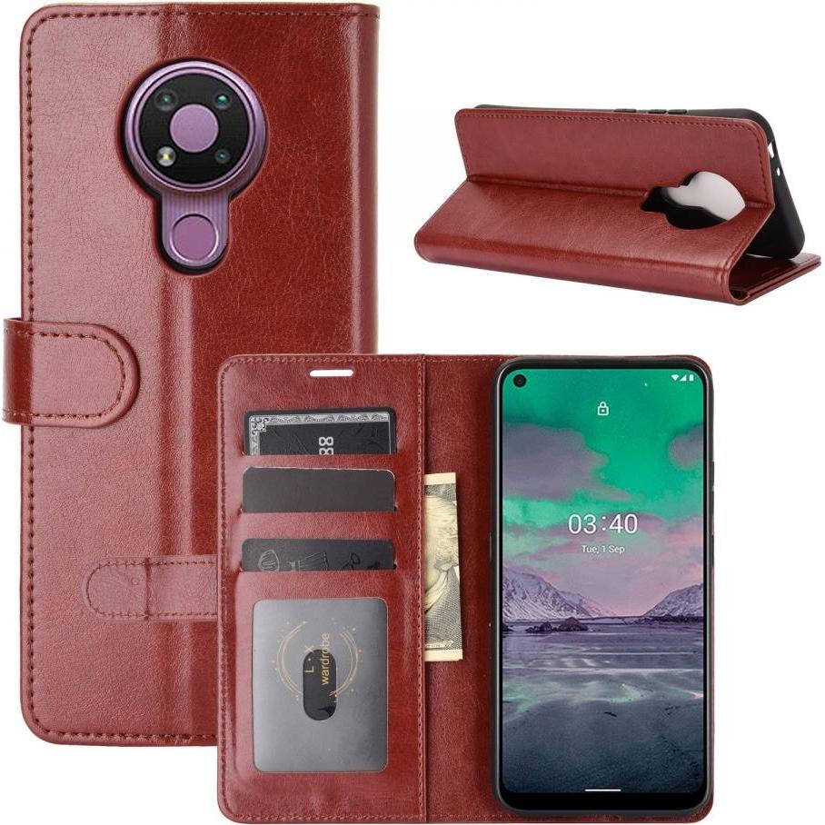 Thumbnail - Screenguard CardLounge Nokia 3.4 Leder Hülle (Nokia 3.4), Smartphone Hülle, Braun