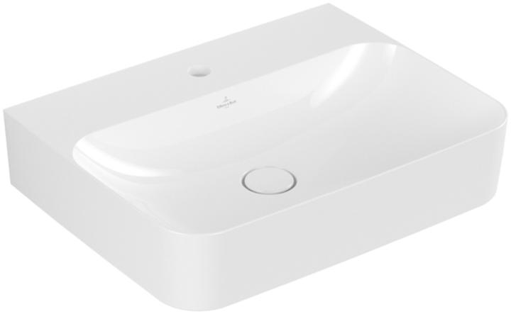 Villeroy & Boch V&B Waschtisch FINION m verd. ÜL ViFlow 600x470mm we C+ (470 mm, 600 mm)