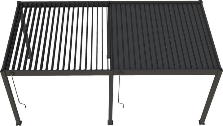 Produktbild Weide Pergola Deluxe Plus 3.6x5.3m anthrazit (360 cm, 530 cm)