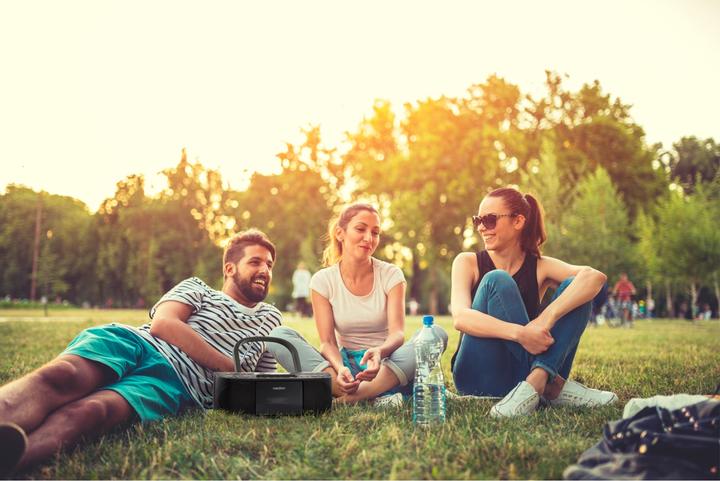 Image du produit Medion E65010 - Radio - CD - Cassette - Lecture MP3 - FM - USB - AUX - 2 x 30 W - Noir (FM)