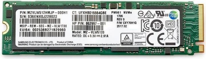 Image du produit HP Value M.2 Z2 Kit (256 Go, M.2 2280)
