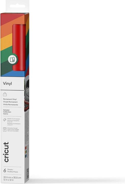 Cricut Vinylfolie Premium Set Permanent, 30.5 x 30.5 cm