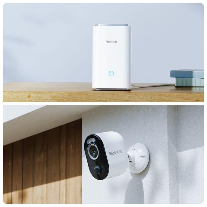Actual product image Reolink Home Hub med 2x Argus 3 Ultra 4K camera