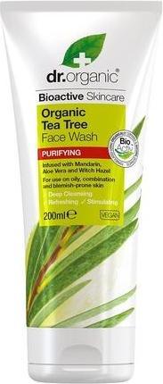 Actual product image Dr. Organic BIOACTIVE ORGANIC Tea Tree Facial Toner 200 ml (Facial cleansing wipes, 200 ml)