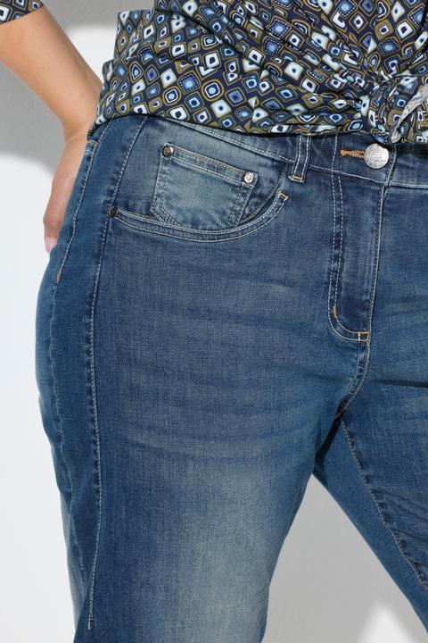 Immagine prodotto Ulla Popken Boyfriend jeans dalla vestibilità comoda con cuciture decorative e cintura comoda (50)