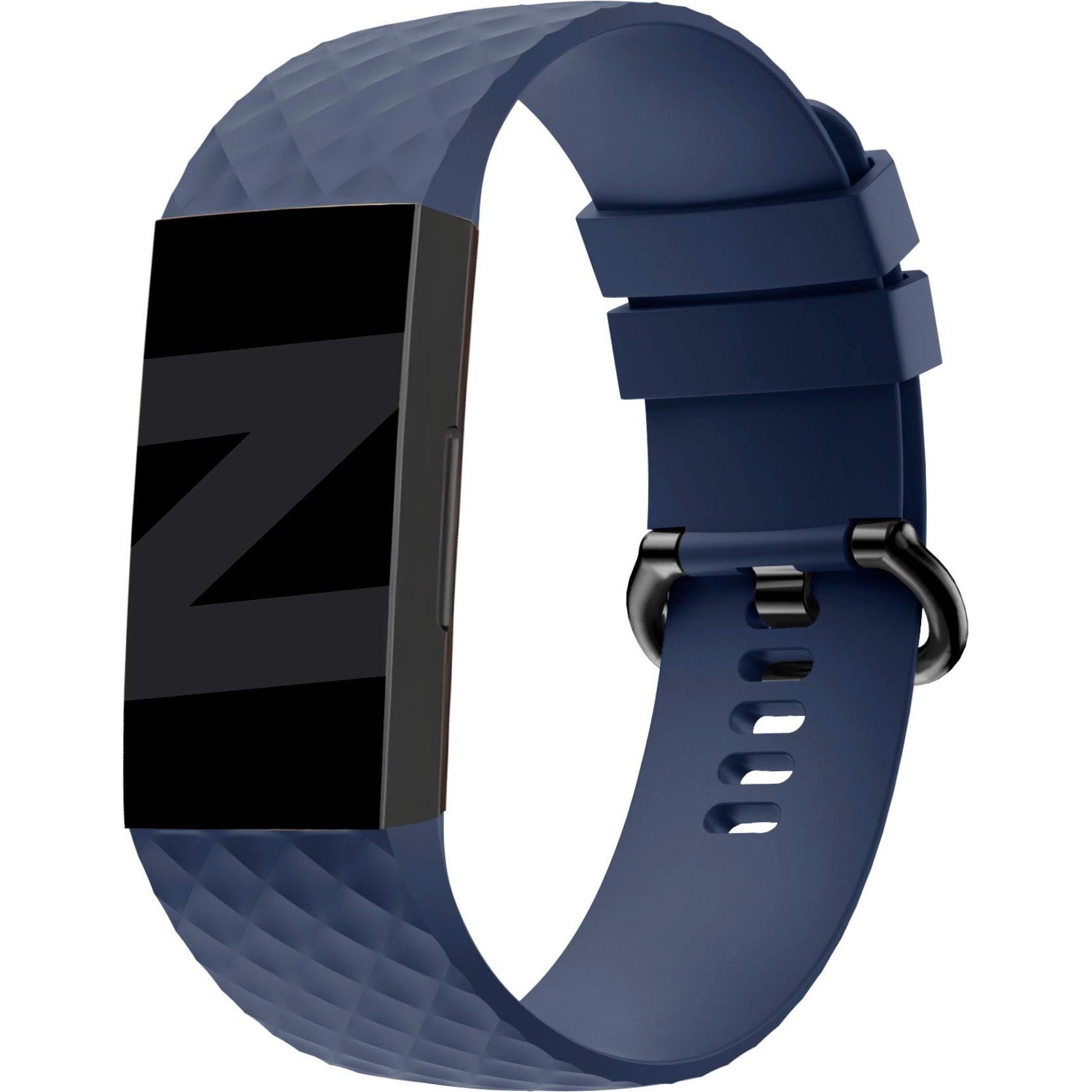 Bandz Silikon Armband (Silikon, Charge 3), Uhrenarmband, Blau