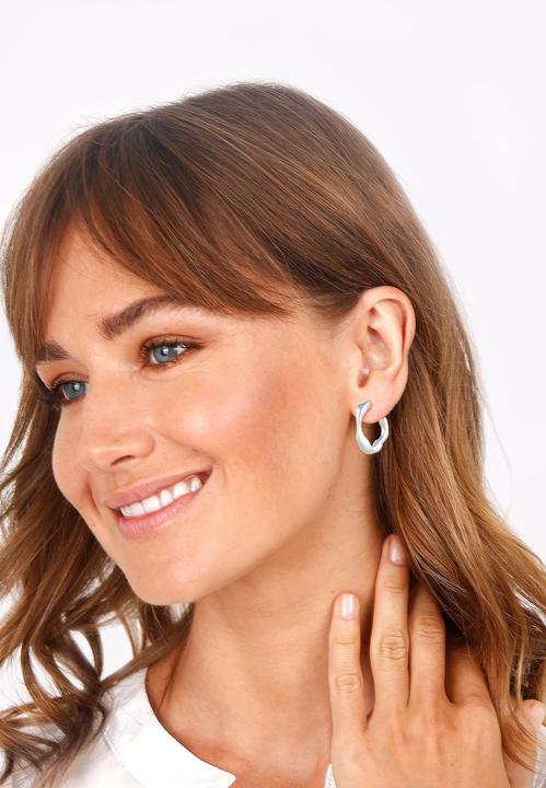 Immagine prodotto Elli Creolen Organic-Look (925 Argento)