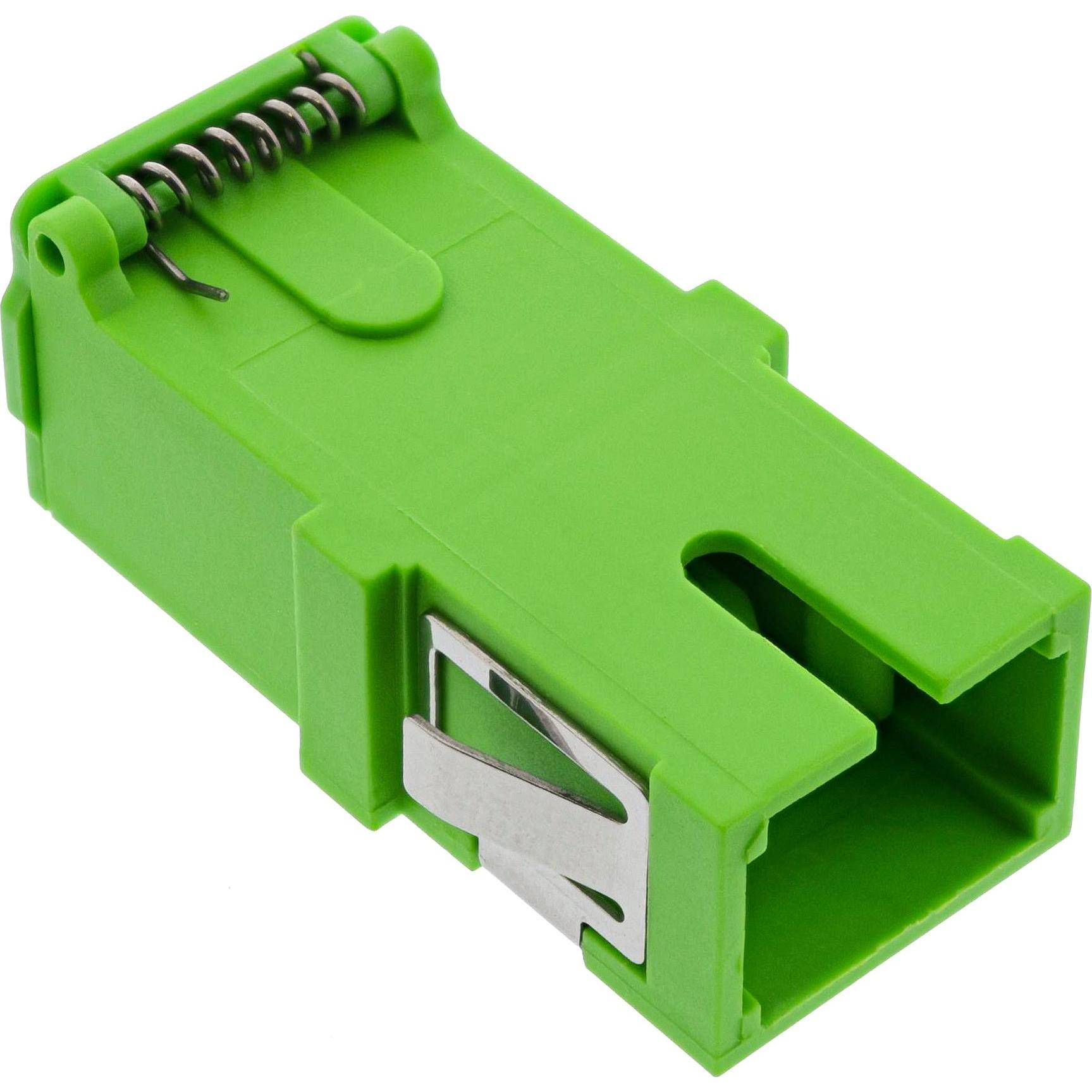 InLine Accoppiamento in fibra ottica, simplex SC/SC, monomodale, manicotto in ceramica, con otturatore (Accoppiamento di rete), Accessori di rete