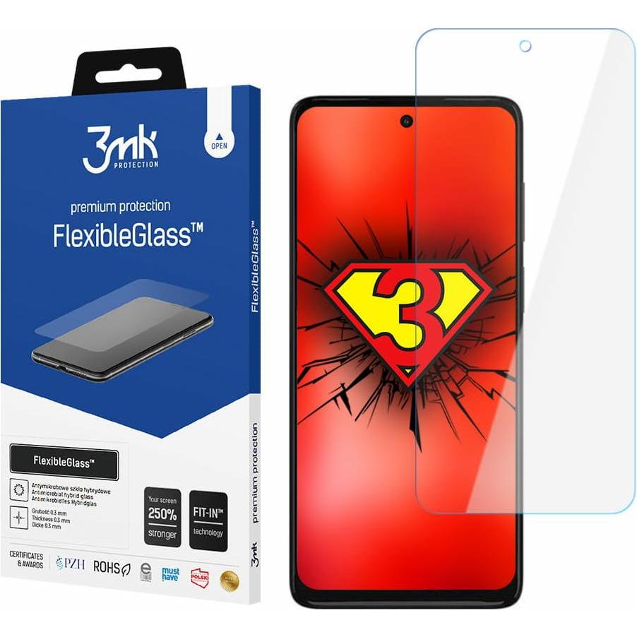 3MK FlexibleGlass Motorola Moto G62 5G Szklo Hybrydowe (1 Stück, Motorola Moto G62 5G), Smartphone Schutzfolie