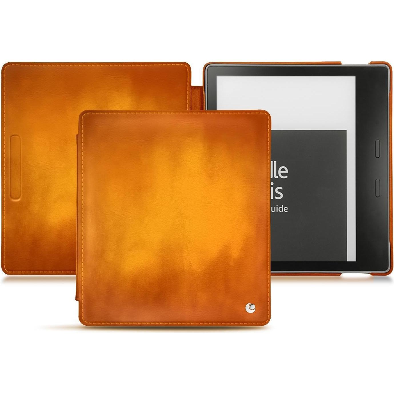 Thumbnail - Noreve Lederschutzhülle horizontal (Kindle Oasis (2019)), Tablet Hülle, Orange