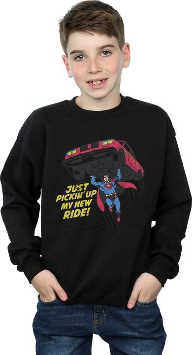 Actual product image Boys Superman New Ride Sweatshirt (140, 146)