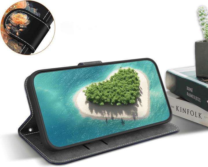 Produktbild Cover-Discount Tasche Hülle mit Blüten Motiv (Apple iPhone 17 Pro Max)