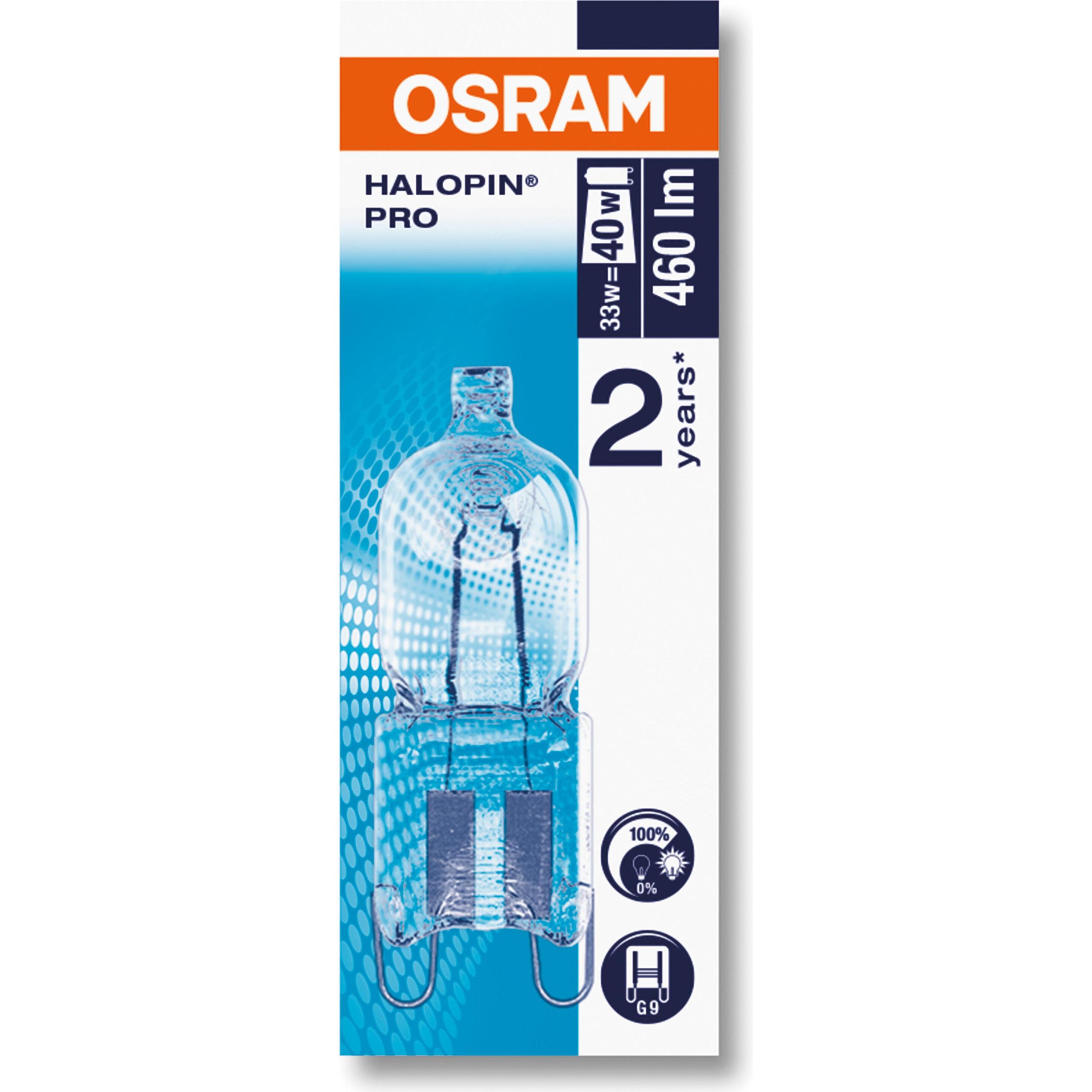 Thumbnail - Osram, Leuchtmittel, ECO Halopin G9 (G9, 33 W, 460 lm, 1 x, G)