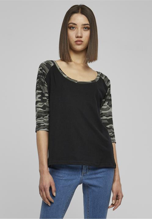 Actual product image Urban Classics Ladies 3/4 Contrast Raglan Tee (XXL)