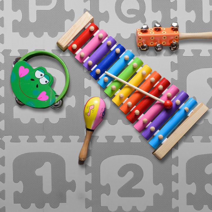 Actual product image Relaxdays 71-piece puzzle mat