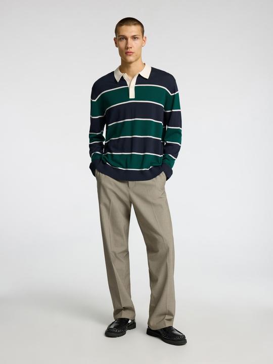 Image du produit Selected 100% Merinowoll Langarm-Poloshirt (L)