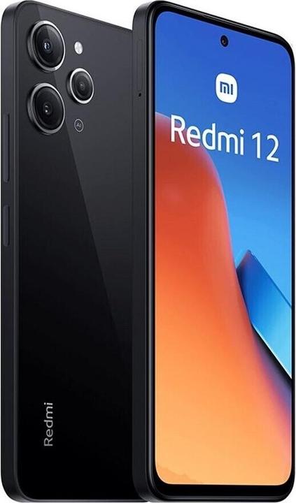 Produktbild Xiaomi Redmi 12 (128 GB, Midnight Black, 6.79", Hybrid Dual SIM, 4G)