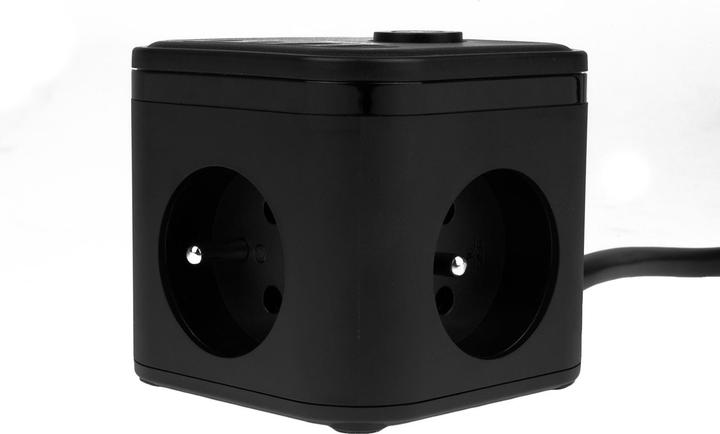 Actual product image Huslog Cube Extension Cord with USB (7x, CEE 7/3, USB-A, USB-C)