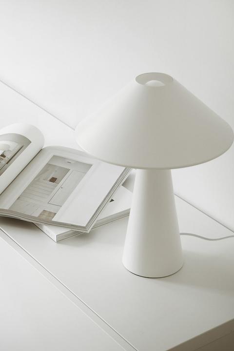 Produktbild Globen Lighting Tischlampe Cannes Ø 30/ H 40 cm - Weiss (E27)