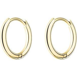 Rosefield, Ohrringe, Minimalist Gold Plated Earrings Essentials Hoops JESHG-J581