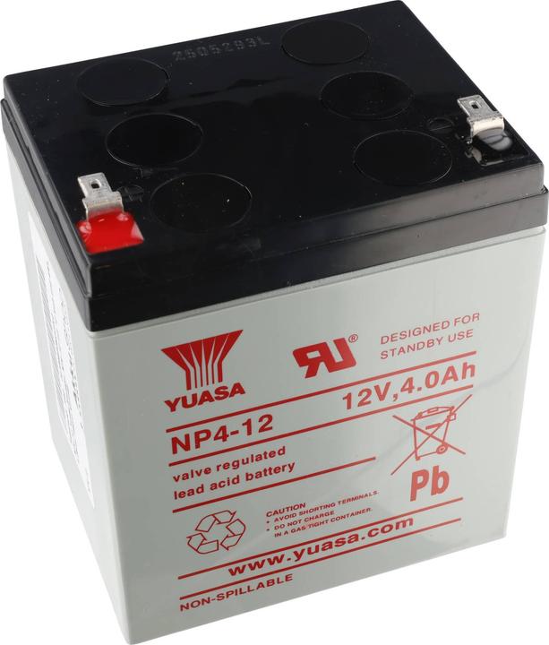 Produktbild Yuasa Bleiakku NP4-12 (4000 mAh, 12 V)